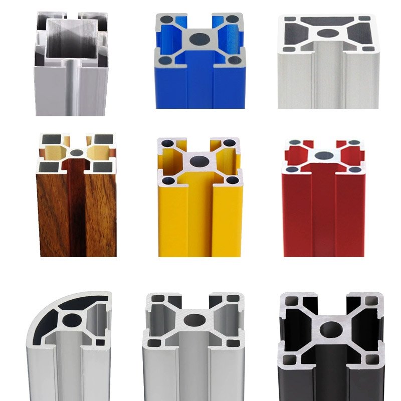 Aluminium Profil 40x40 6m Manufacturer 4040 Industrial Aluminium Frame, Alu Profil 40X40 Extrusion Aluminium Profile Linear