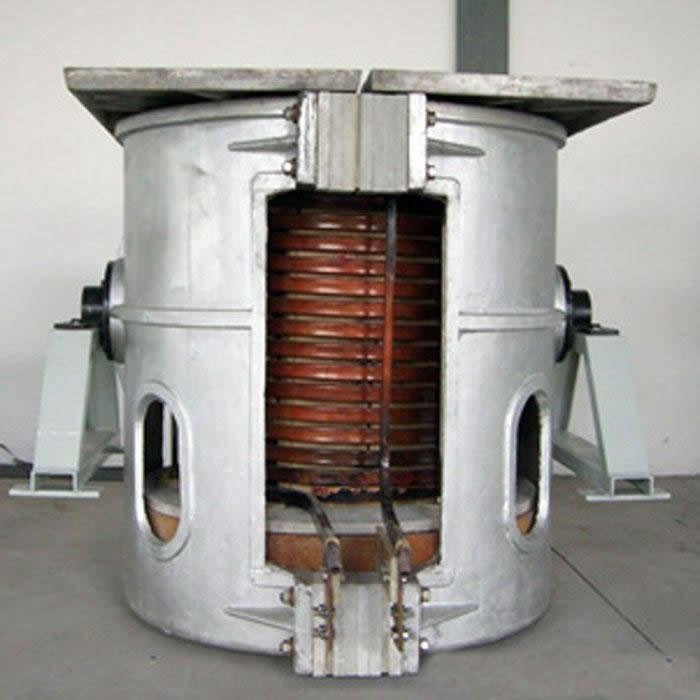 500KG 1000kg 1.5T 2T 3T copper scrap melting machine electric induction copper smelting furnace for sale price