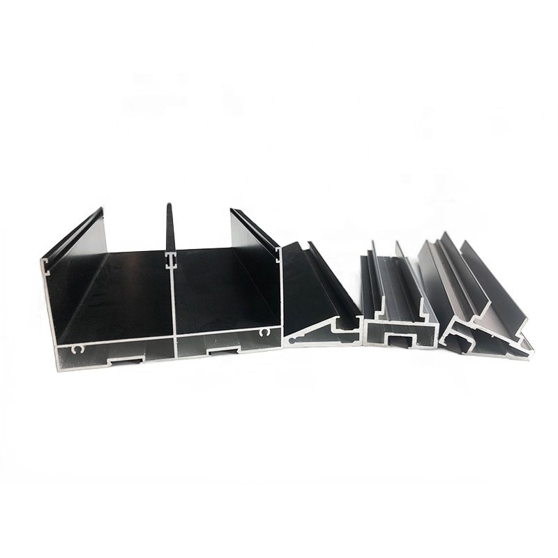 Oem Folding Aluminum Profile Frame Soundproof Frameless Glass Aluminium Bi Folding Door Sliding Folding Door Aluminum Profile