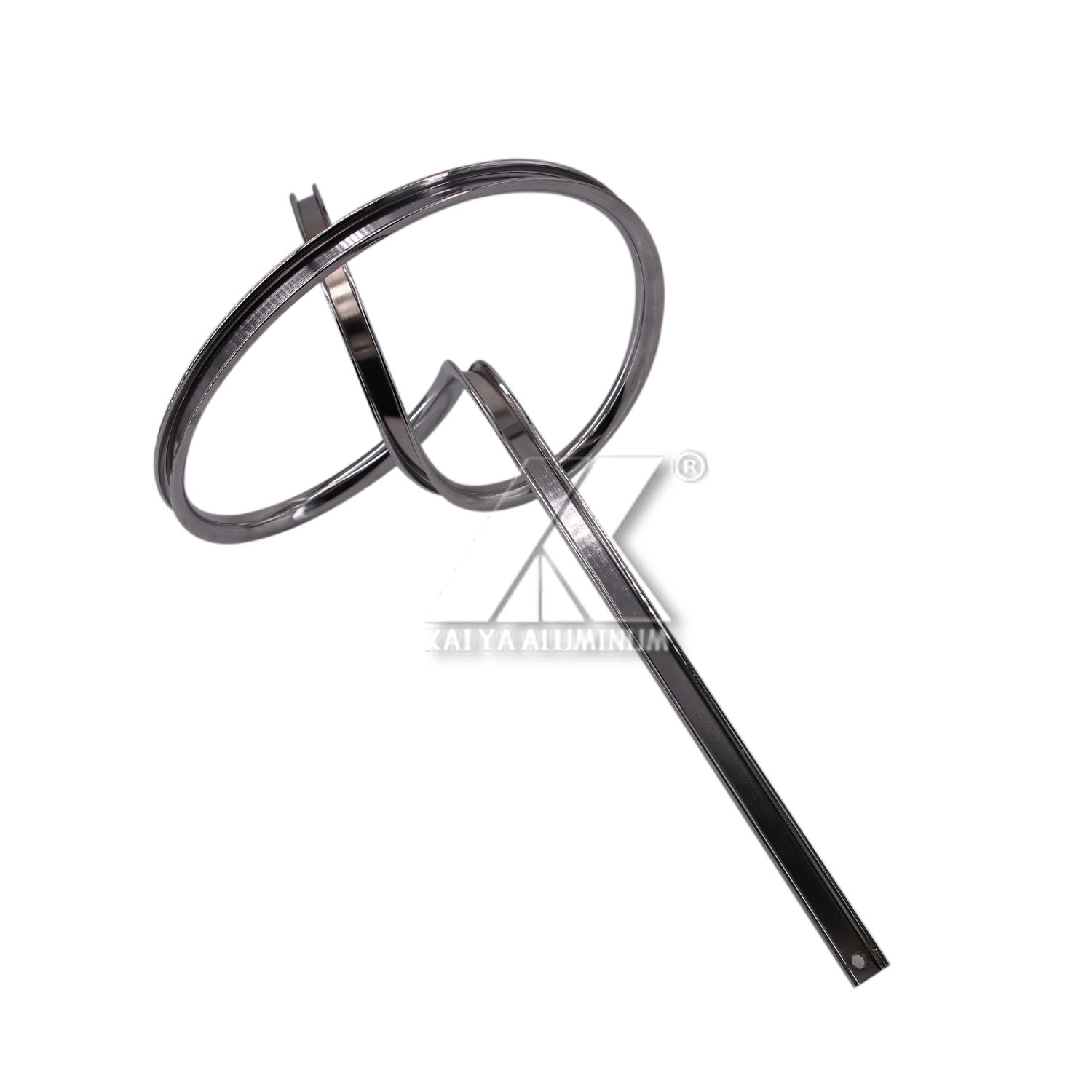 Bendable mirror frame aluminum profile for bathroom led strip decorations