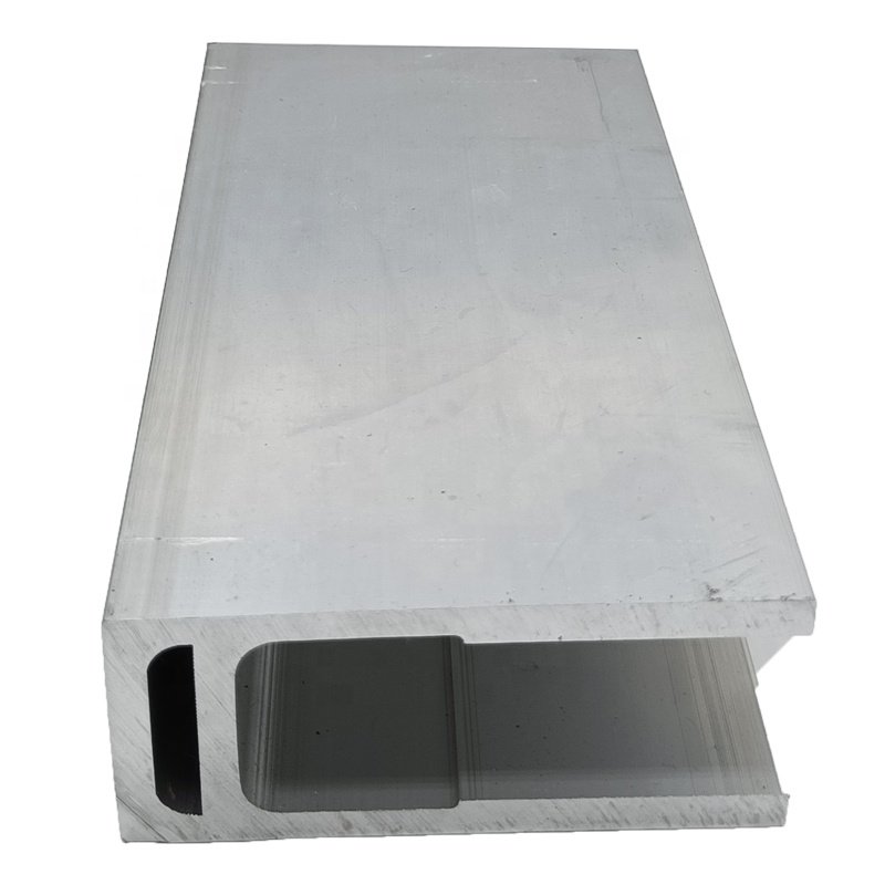 Customized High Standard 6063 T5 Aluminum Alloy Square Groove Edge Extruded Aluminum Profile