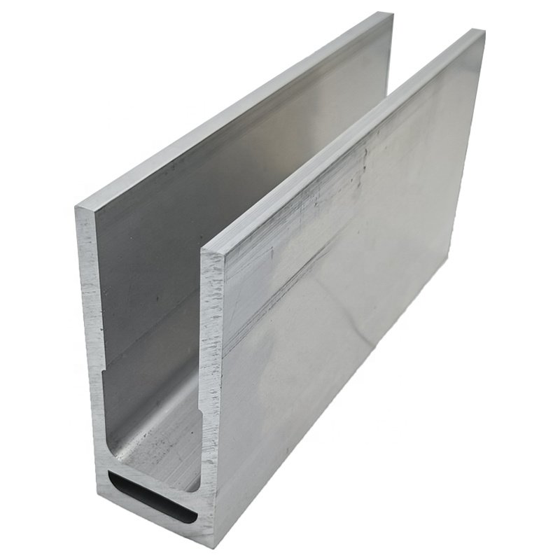 Customized High Standard 6063 T5 Aluminum Alloy Square Groove Edge Extruded Aluminum Profile