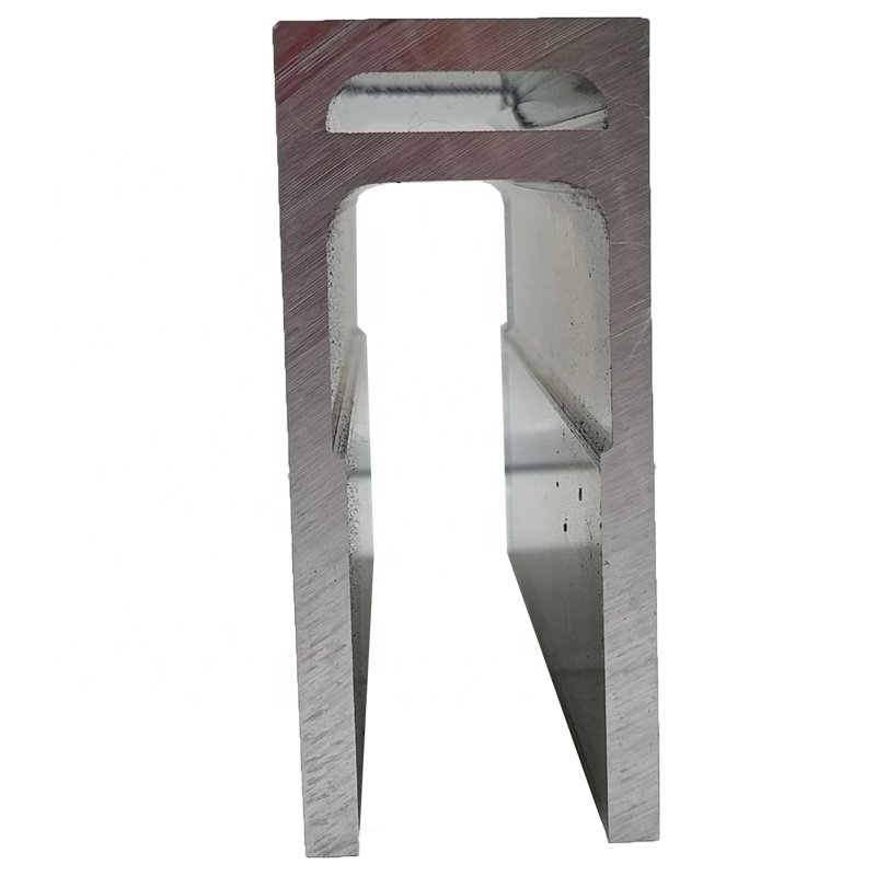Customized High Standard 6063 T5 Aluminum Alloy Square Groove Edge Extruded Aluminum Profile