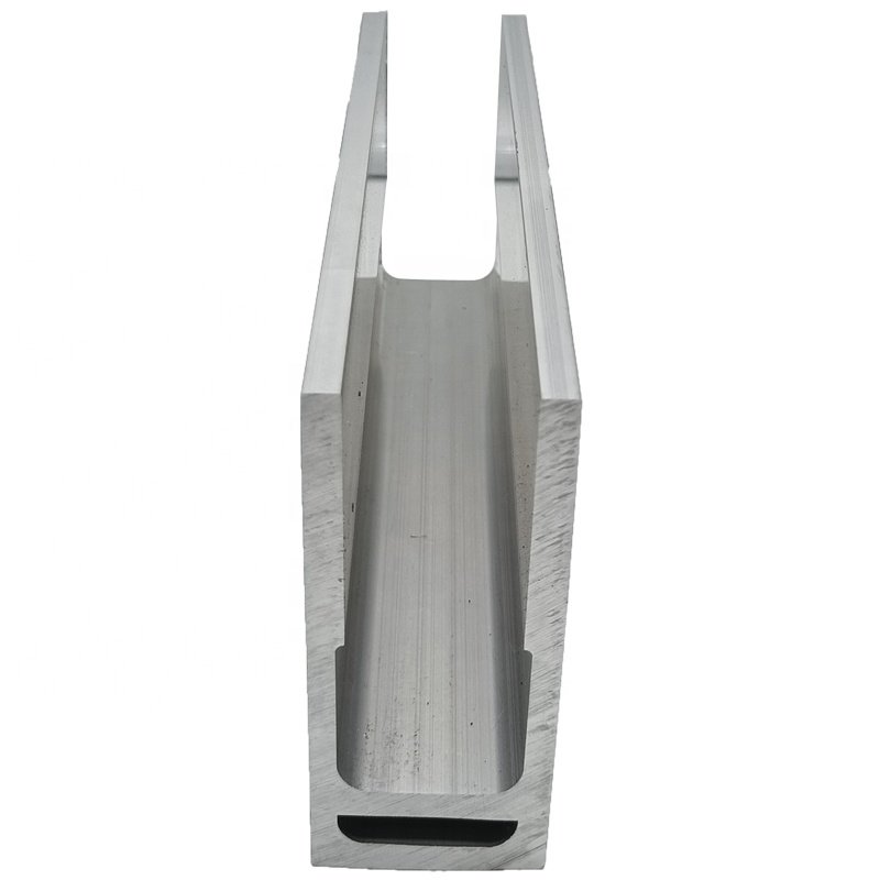 Customized High Standard 6063 T5 Aluminum Alloy Square Groove Edge Extruded Aluminum Profile