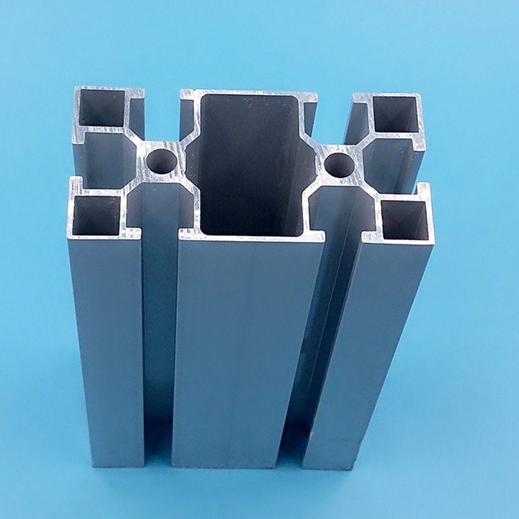 Customized design 40mm to 100mm t-slot extruded aluminium profile with natural anodizing