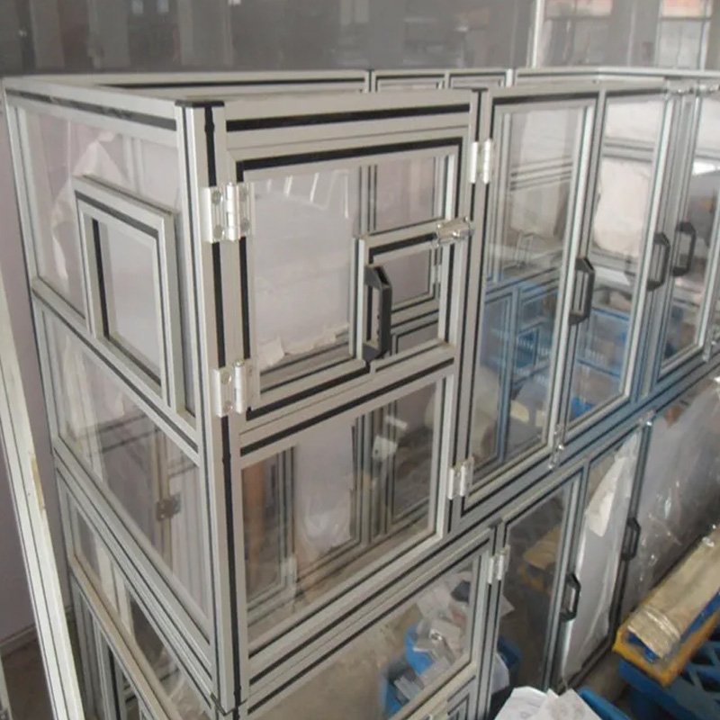 6063 T5 Custom CNC Framing Aluminium Frame Profile For Work Table