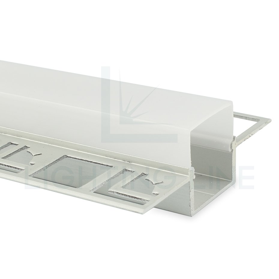 Nice Cost Effectiveness 62x12Millimeter White Painted Led Strip Aluminium Profile For Drywall