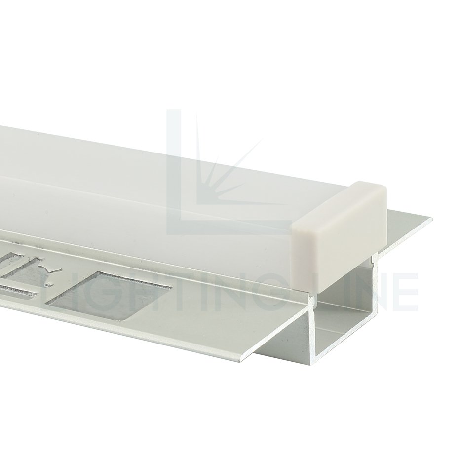 Nice Cost Effectiveness 62x12Millimeter White Painted Led Strip Aluminium Profile For Drywall