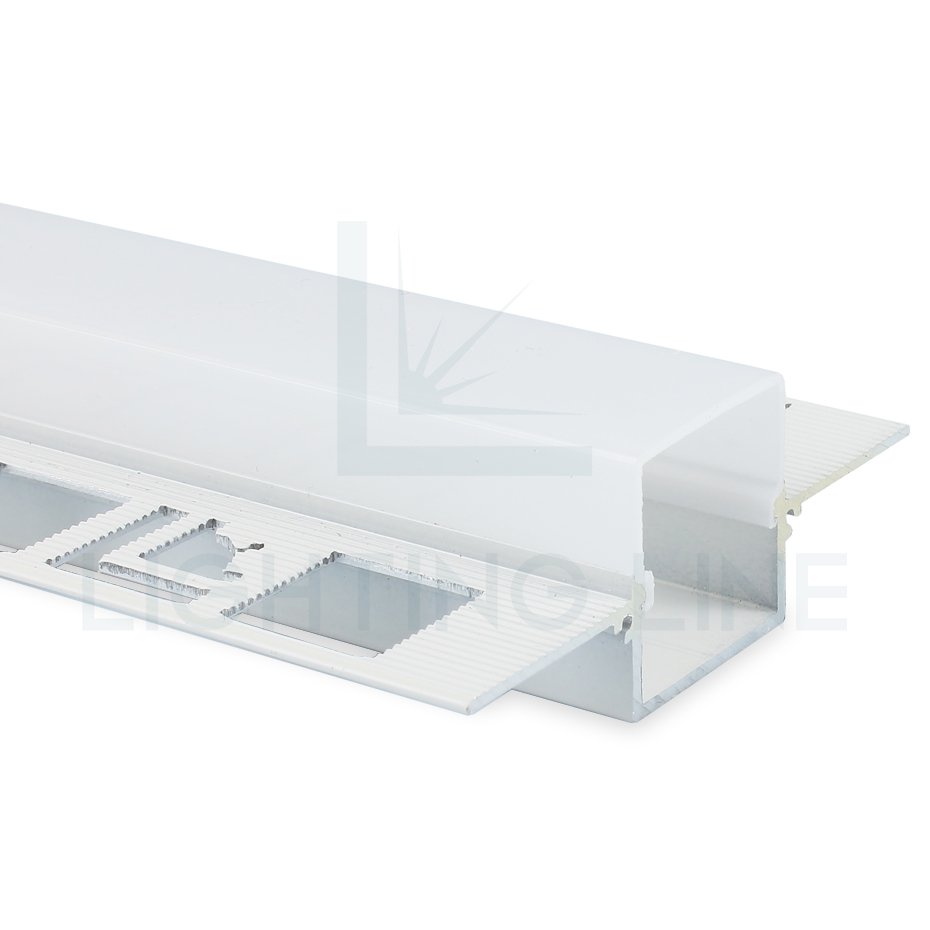Nice Cost Effectiveness 62x12Millimeter White Painted Led Strip Aluminium Profile For Drywall