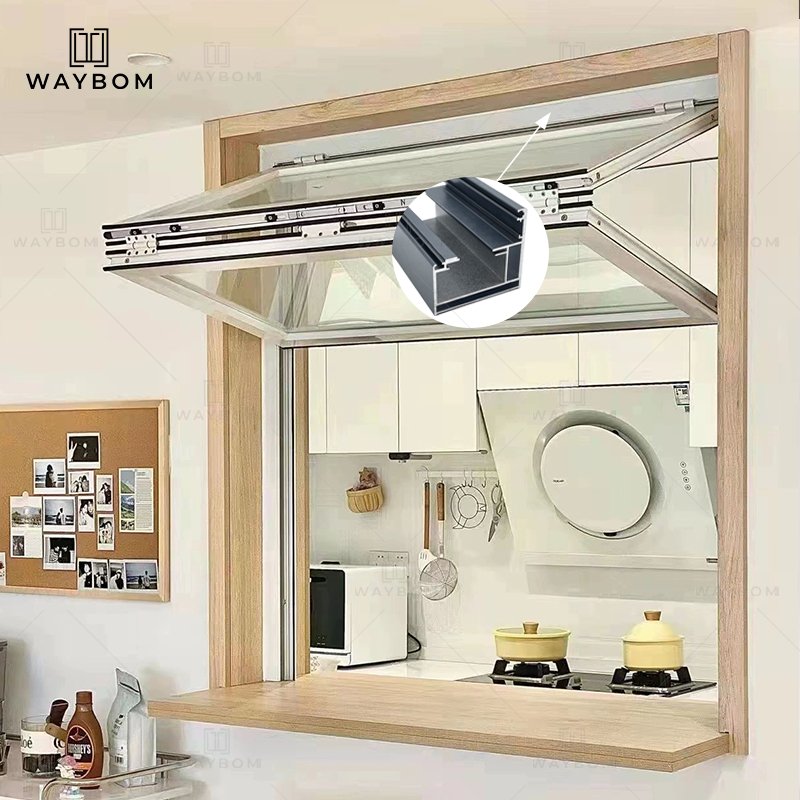 50mm wholesale Factory Price Bi folding door aluminum profile industrial Interior Glass Door 4040 aluminum profiles for windows
