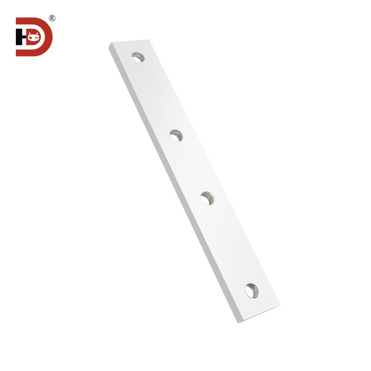 65/85/105 Flexible chain aluminum profile dedicated conveyor beam guide rail straight connector, extension fixing accessory