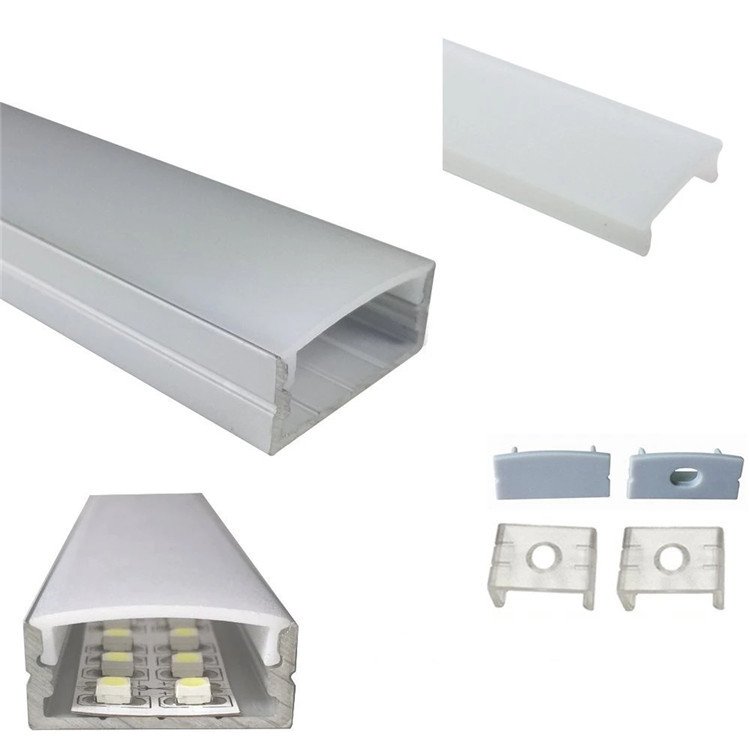 OEM Factory Extrusion Aluminium Profile U Shape Channel for LED Flexible strip linear light bar