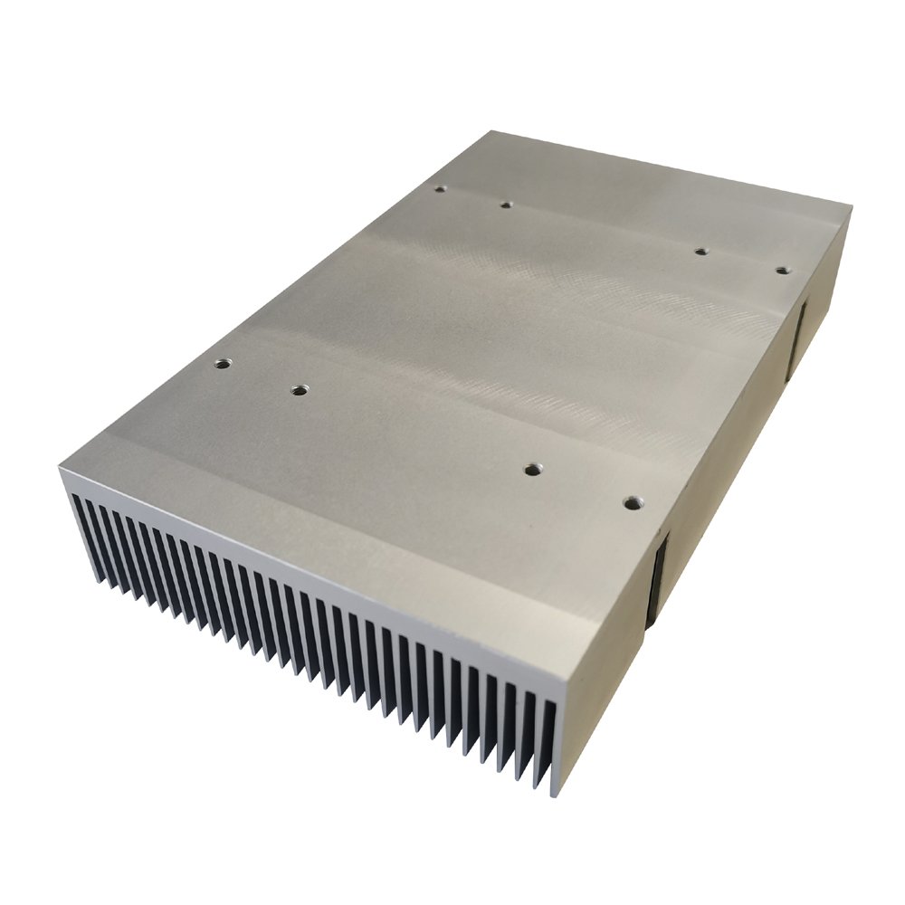 Aluminum Peltier Element Heat Sink 120(W)*36(H)*200(L)mm CNC Processed Custom Thermoelectric Cooler Heatsink Extrusion