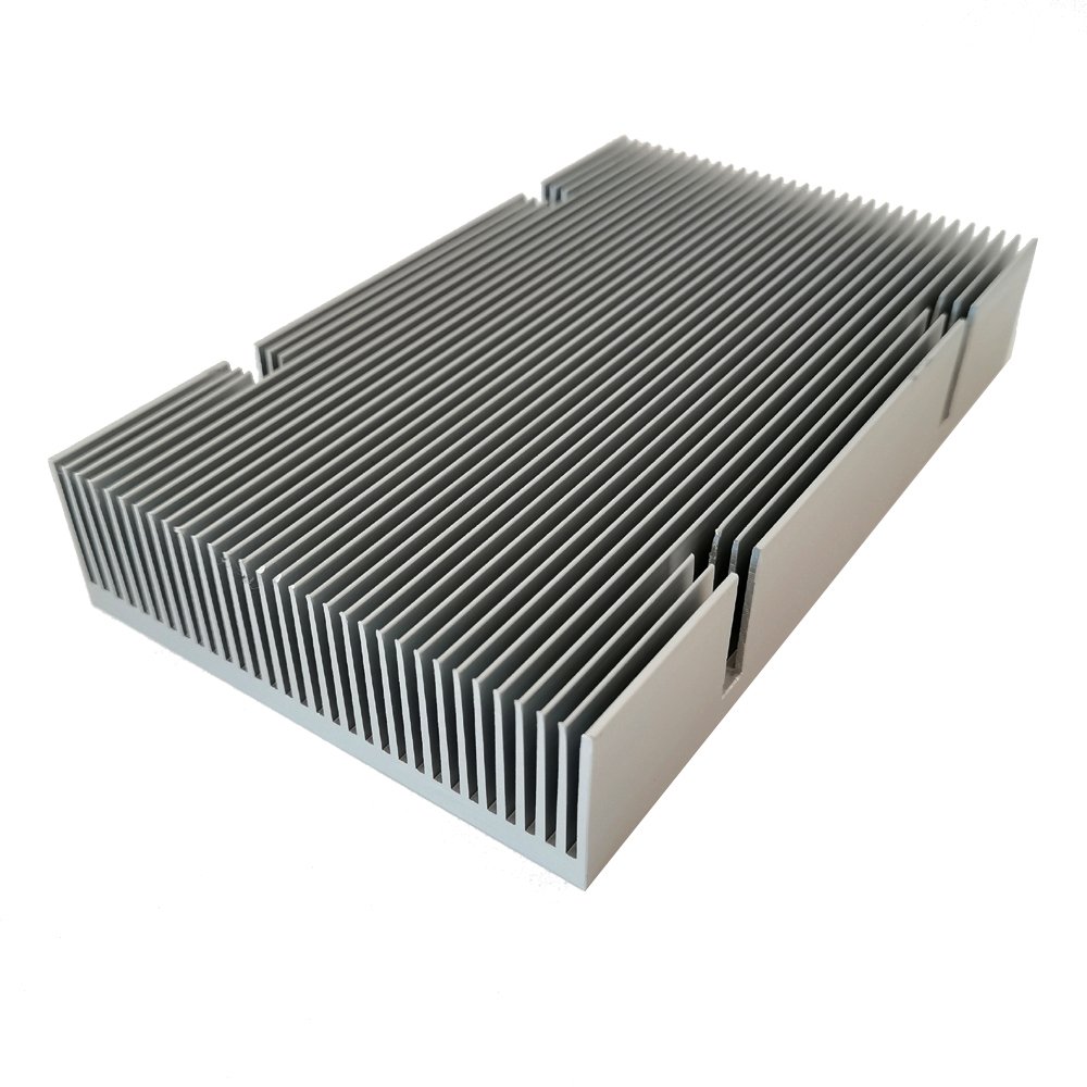 Aluminum Peltier Element Heat Sink 120(W)*36(H)*200(L)mm CNC Processed Custom Thermoelectric Cooler Heatsink Extrusion