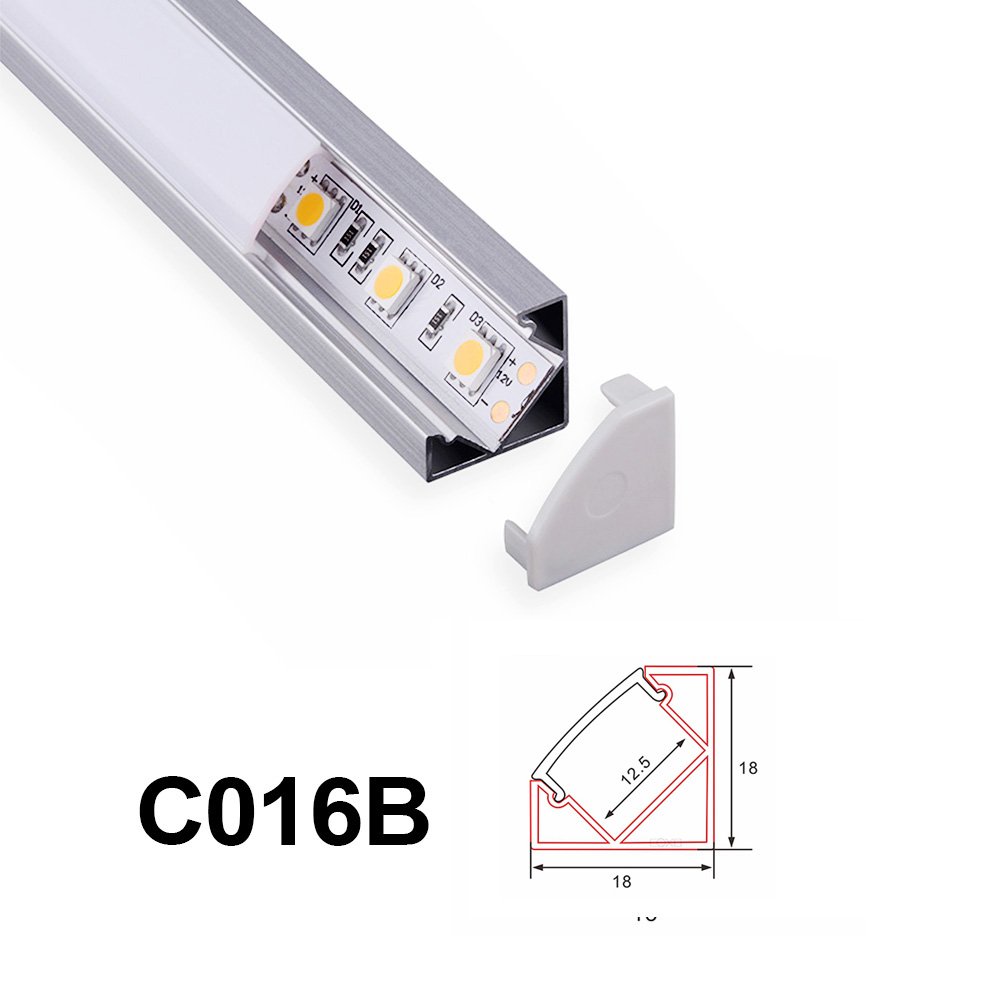 C016B Led corner Aluminum profile channel