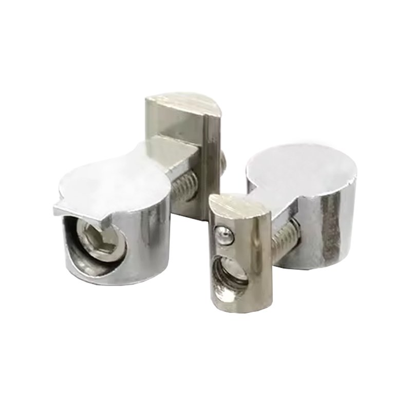 Built-In Connector Hidden Butt Joint Connector Extruded Aluminum Profiles And Accessories