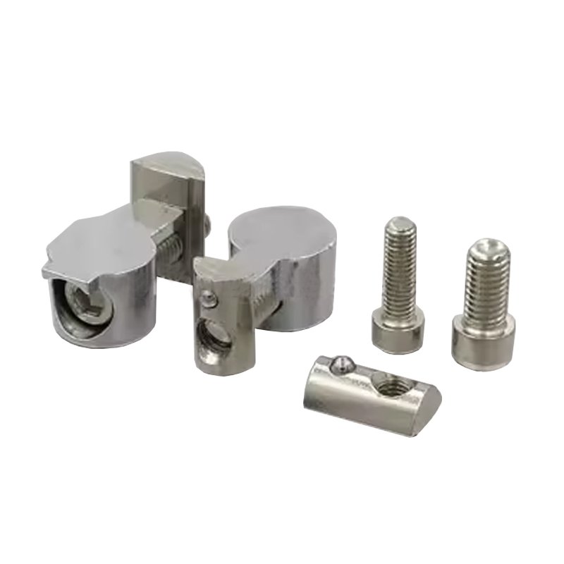 Built-In Connector Hidden Butt Joint Connector Extruded Aluminum Profiles And Accessories