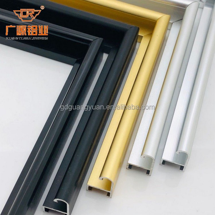 Foshan aluminum profile manufacturer OEM ODM custom for powder coating picture photo frames