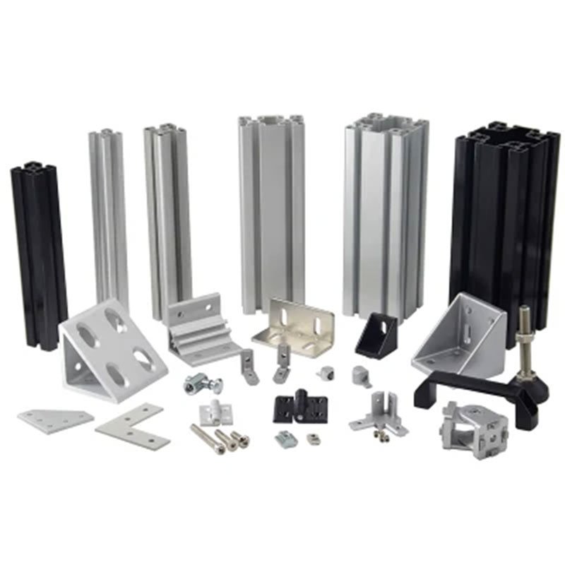 Focus On Aluminum Profile Processing Customized Aluminum Profiles Anodized T Slot Aluminum Profiles Extrusion Frame