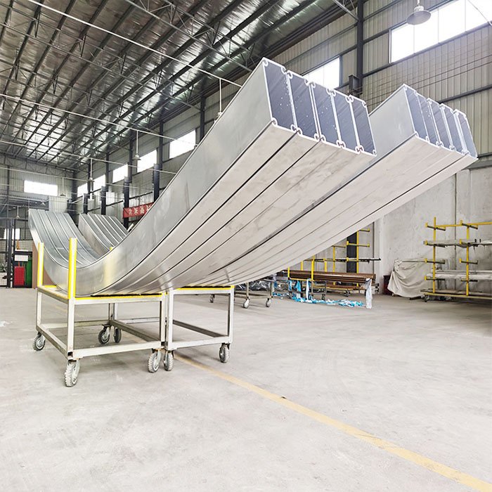 Foshan Aluminum Factory OEM Fabricated Service Bent Aluminium Profile Curved
