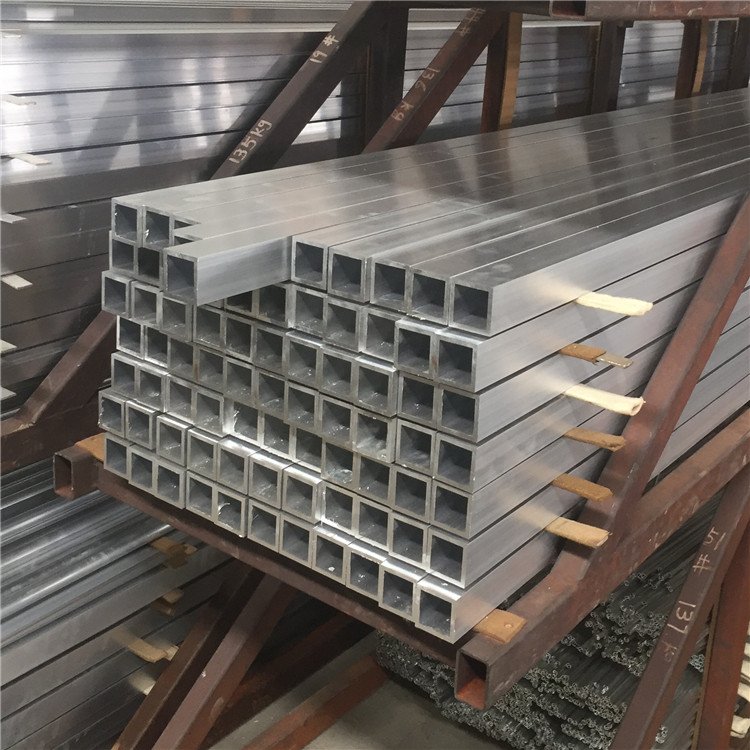 Aluminum Extrusion profile Tube Square Perforated Square Hollow Section Aluminium Tubes aluminum Square Pipe