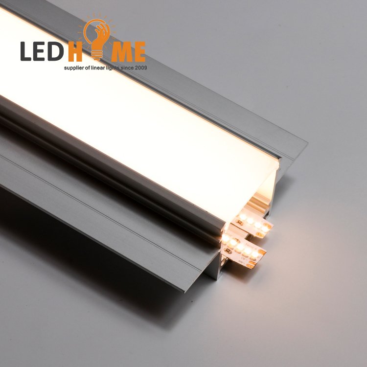 Custom Surface Slim Alu Strip Extrusion Light Kanal Channel Led Aluminum Profile foe 2835 5050 led strip