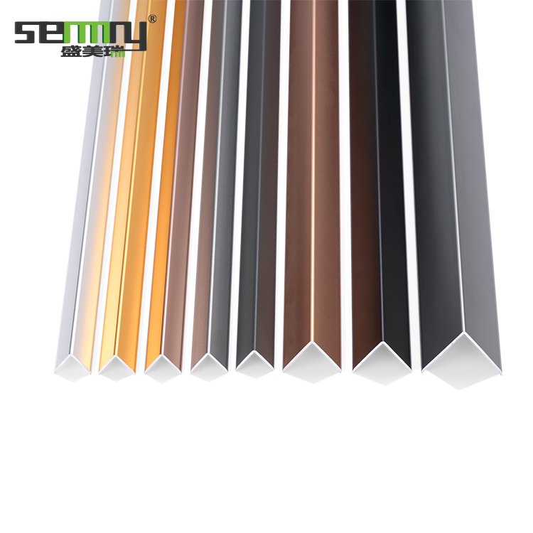 New High Quality Metal Aluminum Tile Trim Wholesale Price Decorative aluminum profile