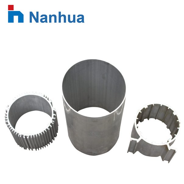 Customized Circular Aluminum Profile Extrusion for Motor Housing / Case / Shell / Enclosure
