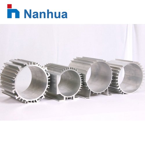Customized Circular Aluminum Profile Extrusion for Motor Housing / Case / Shell / Enclosure