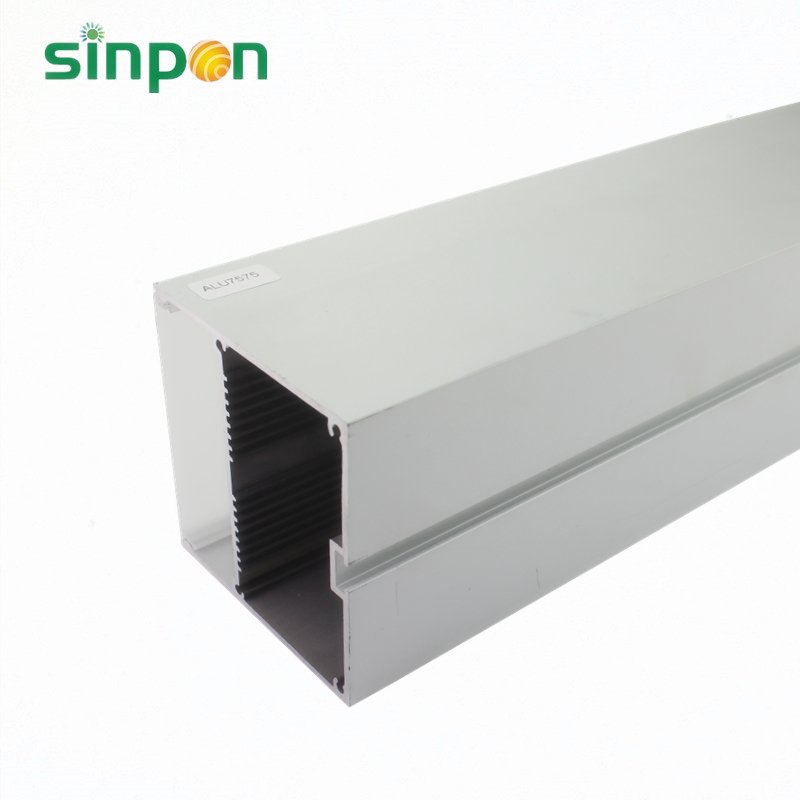 75MM Aluminum U Slot led Strip Panel Aluminium Profile for Pendant Light Available with Opal Matte Semi-clear Clear Diffuser