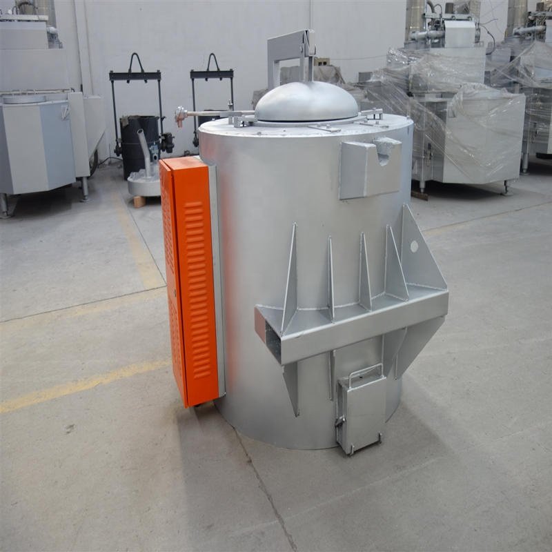 WONDERY CE Certificate 500kg Aluminium Ingots Aluminum Melting Electric Furnace For Sale