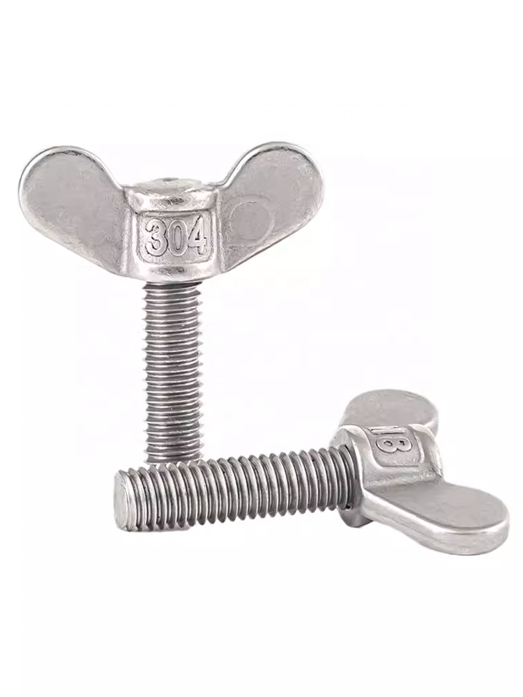 Ingot hand screw 304 stainless steel butterfly screw
