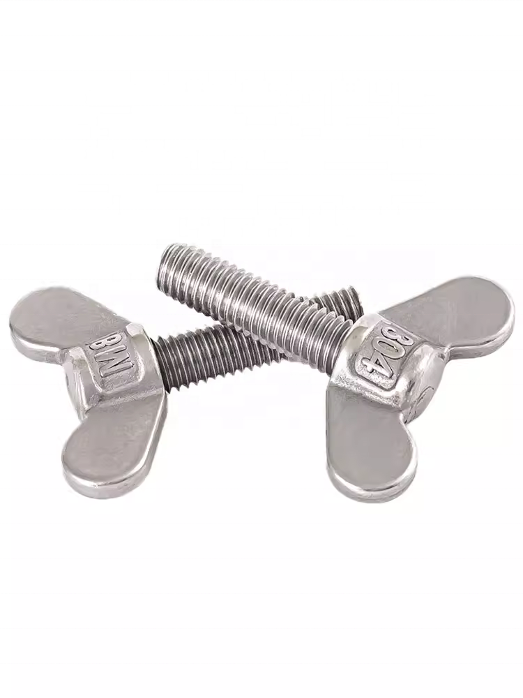 Ingot hand screw 304 stainless steel butterfly screw