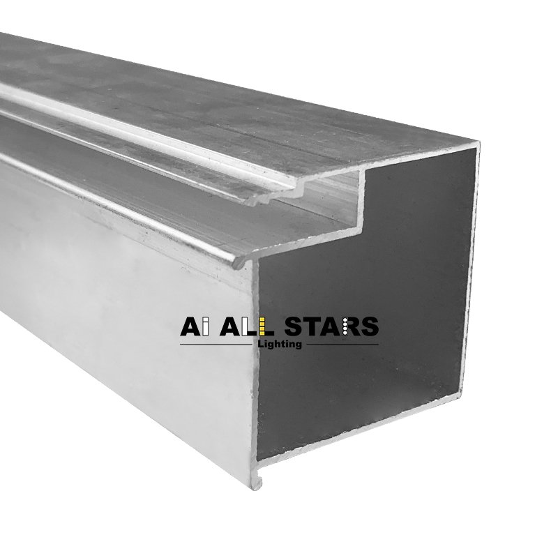 6063 6061 Custom Decorative Stretch ceilings H shaped Irregular Construction Frame Aluminum Profile For Russian Stretch Ceilings