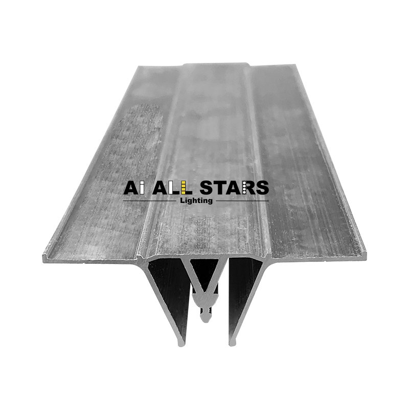 6063 6061 Custom Decorative Stretch ceilings H shaped Irregular Construction Frame Aluminum Profile For Russian Stretch Ceilings