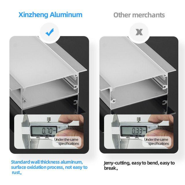 A5020C High Quality Embedded Bar Linear Strip Light Household Concealed Led Aluminum Profile Ceiling Lamp