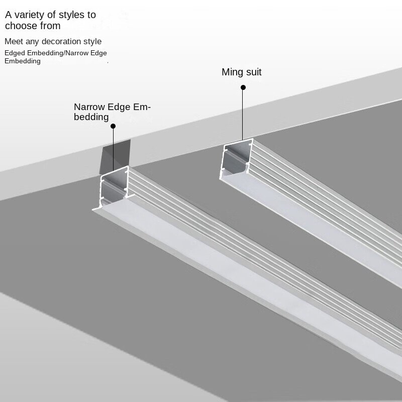 Gypsum board inlay access panel ceiling Drywall Use Architectural Gypsum Plaster Recessed Trimless Led Aluminium Profile