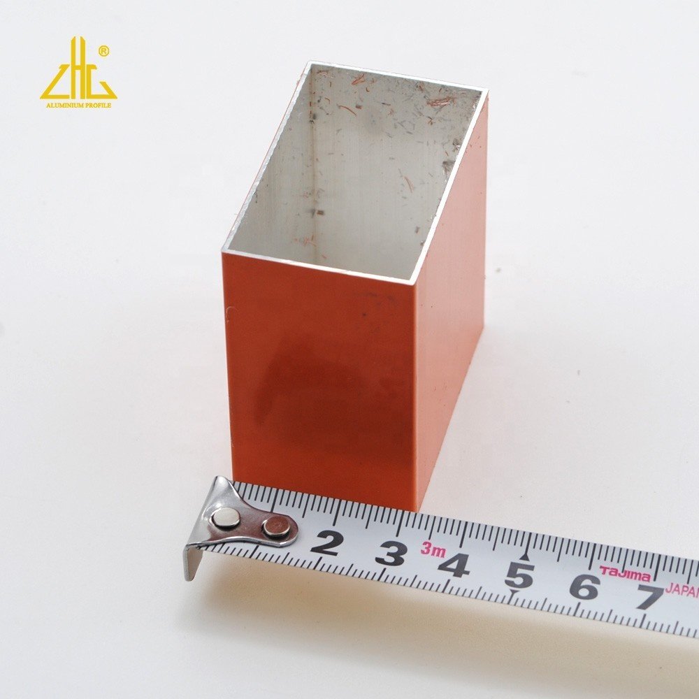 Wood Grain Aluminum Tube,Powder Coating Aluminum Profile,OEM Wood Grain Extrusion