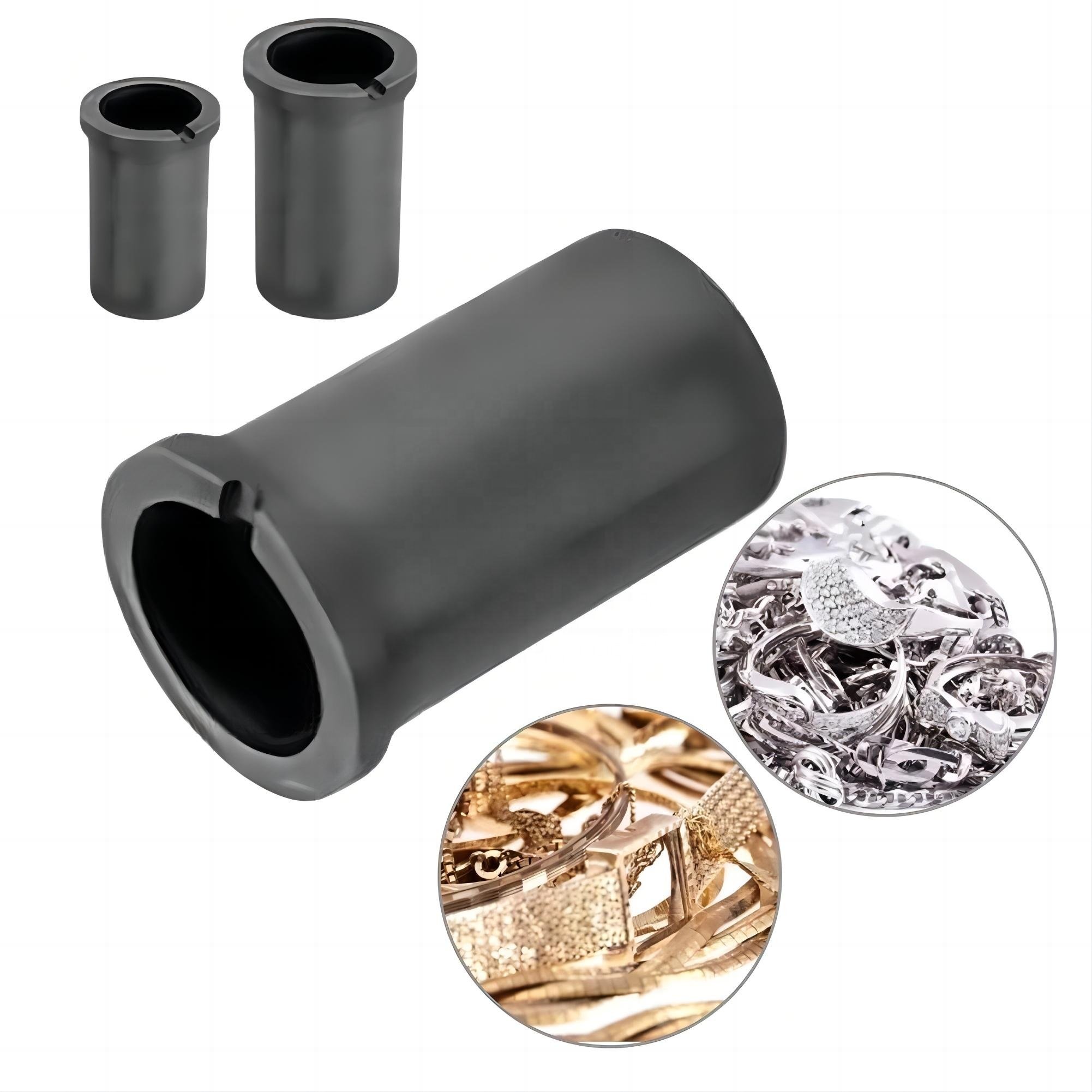 Customized 1kg 2kg 4kg 5kg 10kg Graphite Crucible For Gold Silver Melting Furnace