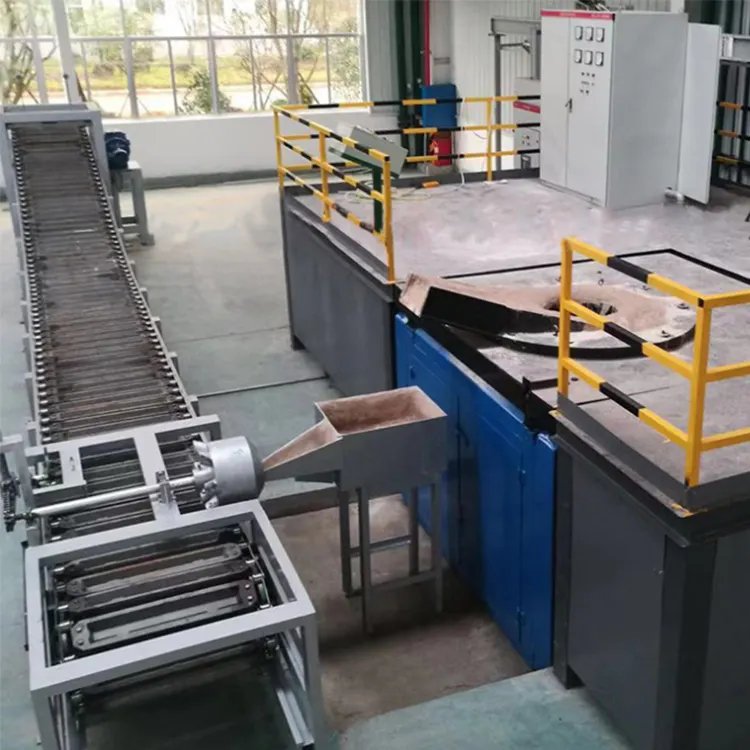 Aluminum ingot caster casting ingot line industrial furnace induction furnace melting induction furnace