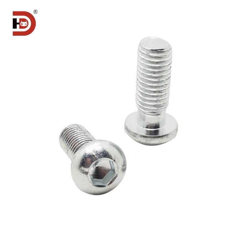 aluminum profile special accessory, half round head hexagonal carbon steel screw M12 * 30 slot 8-slot 10 bolt Carbon steel