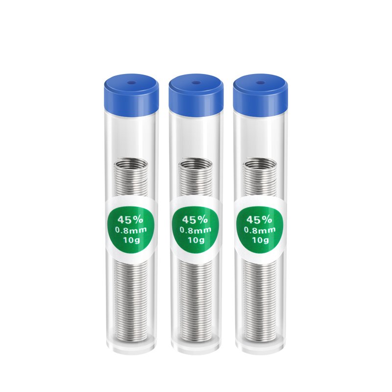 China Manufacturer Wholesale Price High Standard Solder Wire Sn55% 1.0mm 450g Silver Tin lead Free Solder Wire
