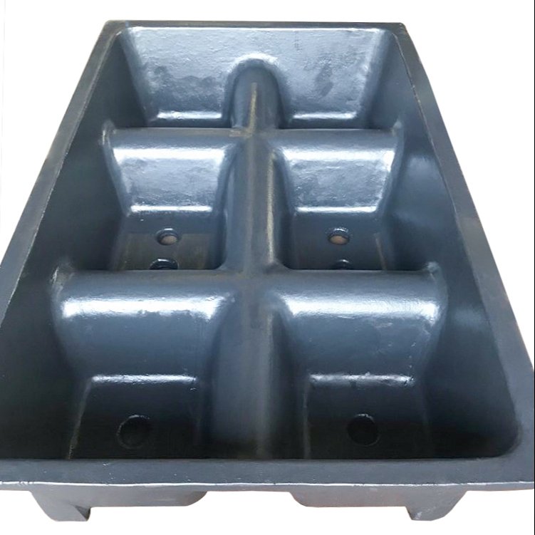 customized alloy steel casting aluminum lead ingot sow mold dross pan for aluminum industry manufacturing