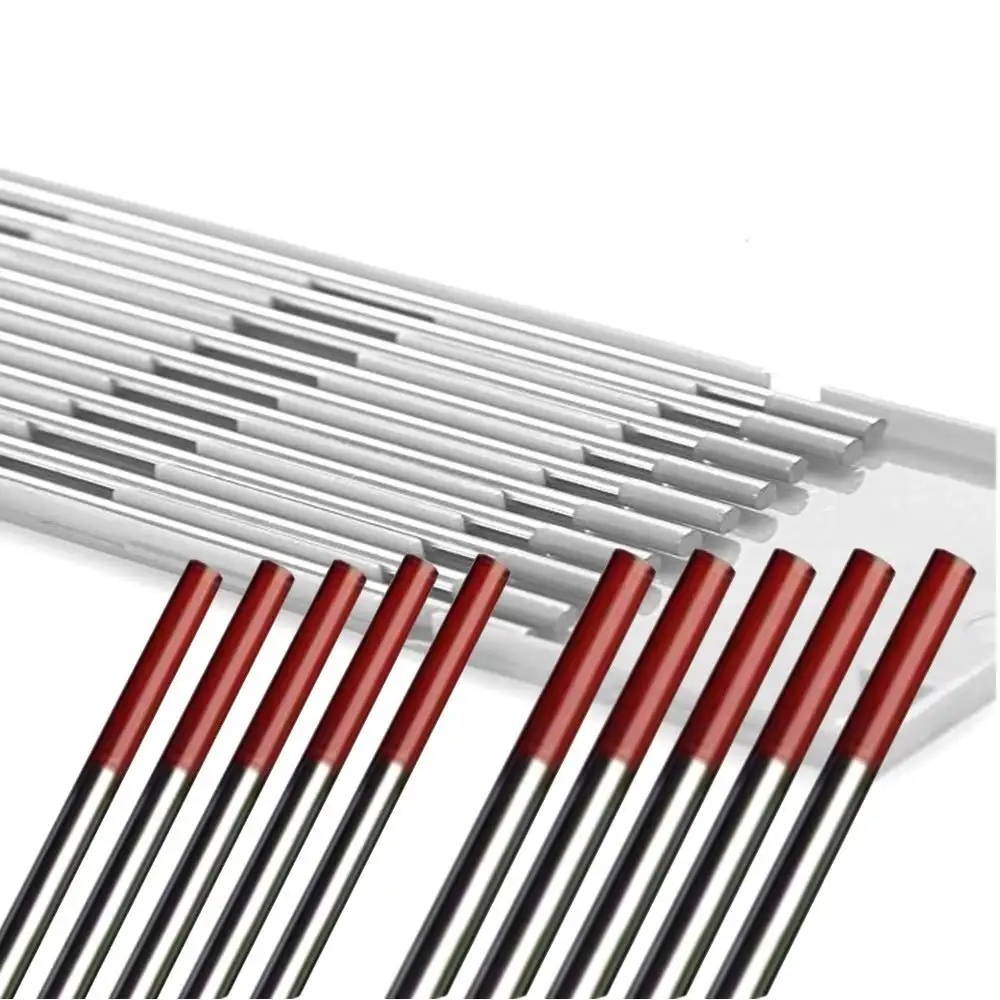 Factory Direct WT20 WP20 WL20 Tungsten electrode welding Rod 1.6mm 2.4mm 3.2mm Red color tungsten rod