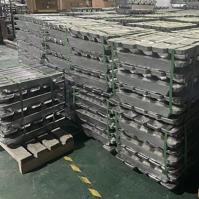Electrolytic lead Pure lead ingot can be processed with purity 99.994 Radiation-proof weighted block lead ingot