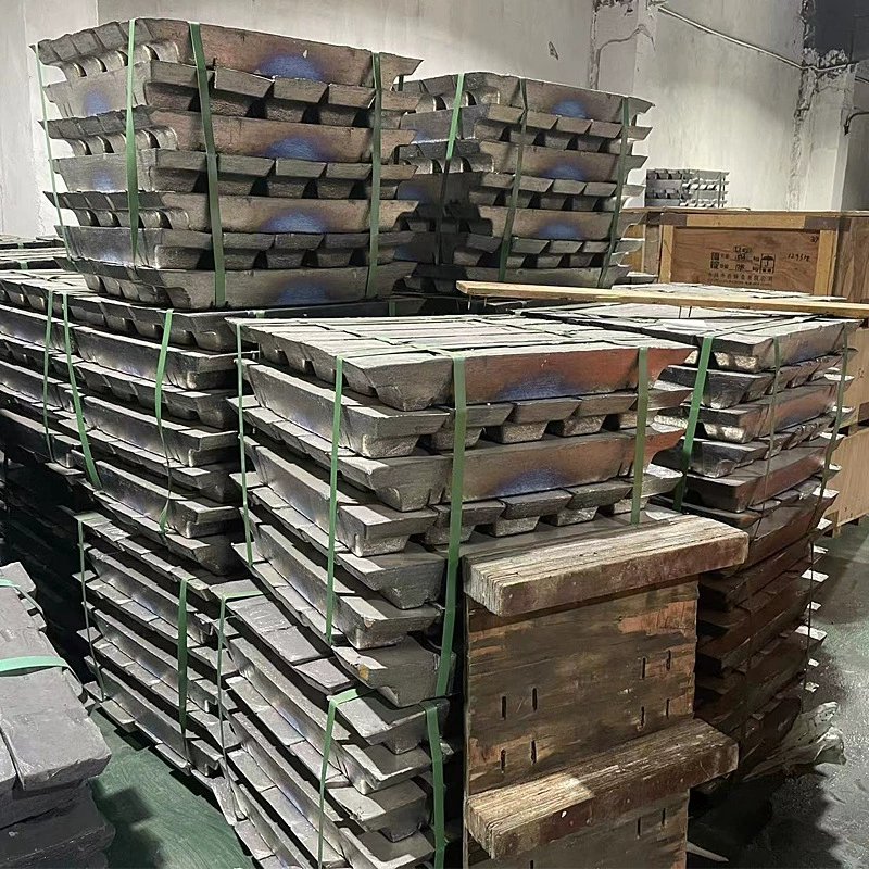 Electrolytic lead Pure lead ingot can be processed with purity 99.994 Radiation-proof weighted block lead ingot