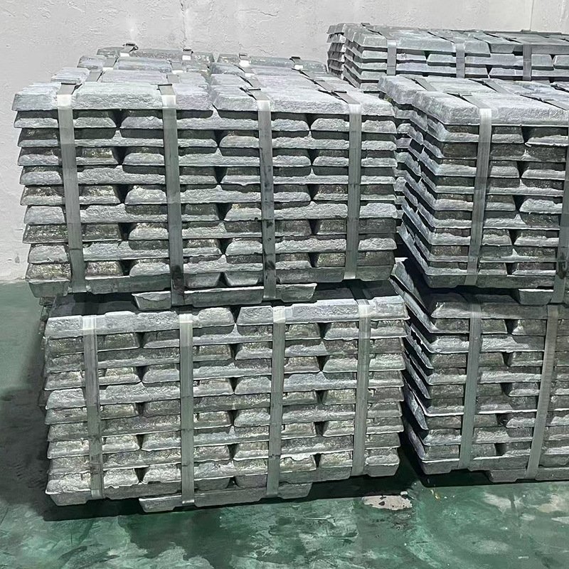 Purity 98.7%-99.95% Zinc Ingot for Aviation Industrial Chemical Application