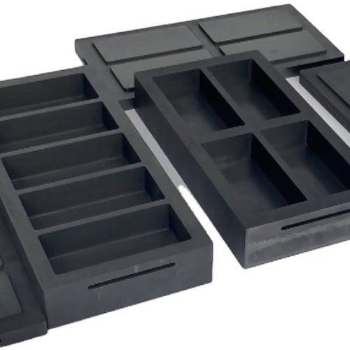 Taeantech gold casting ingot graphite mold lead ingot casting mould silver copper gold graphite box
