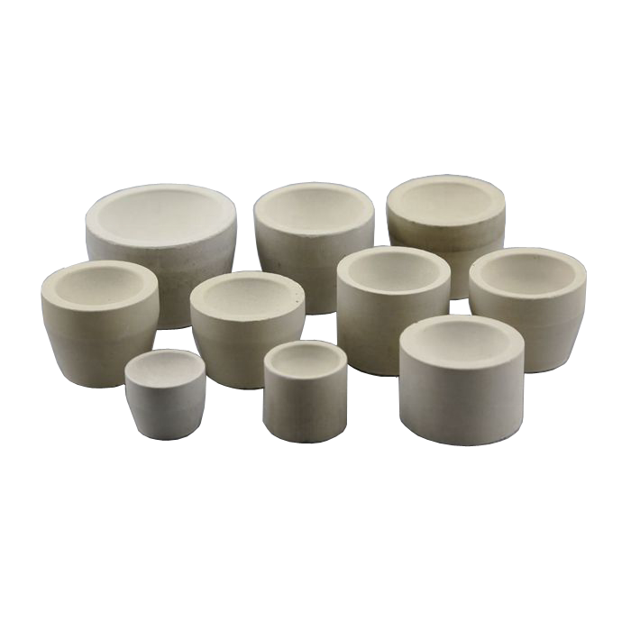 Wholesale Magnesia Refractory Cupels and Bullion Blocks For Litharge Absorption