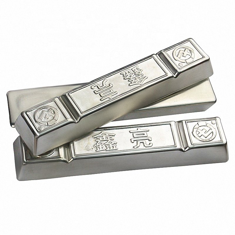 Silver White Fusible Ingot 47C Low Melting Point Tin Lead Alloy Sn Tin Bismuth Alloy